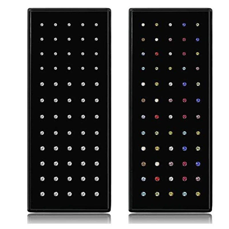 60pcs Stainless Steel Crystal Nose Ring Set Women Mmedicated Surgical Steel Nose Piercing Set Ear Bone Needle Studs Body Jewelry
60pcs Stainless Steel Crystal Nose Ring Set Women Mmedicated Surgical Steel Nose Piercing Set Ear Bone Needle Studs Body Jewelry