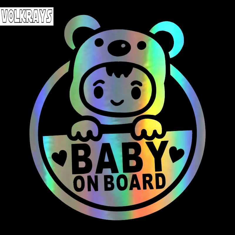 Volkrays Creative Car Sticker Funny Baby on Board Decals Waterproof Sunscreen Cover Scratch Decal Auto Accessories PVC,15cm*13cm
Volkrays Creative Car Sticker Funny Baby on Board Decals Waterproof Sunscreen Cover Scratch Decal Auto Accessories PVC,15cm*13cm