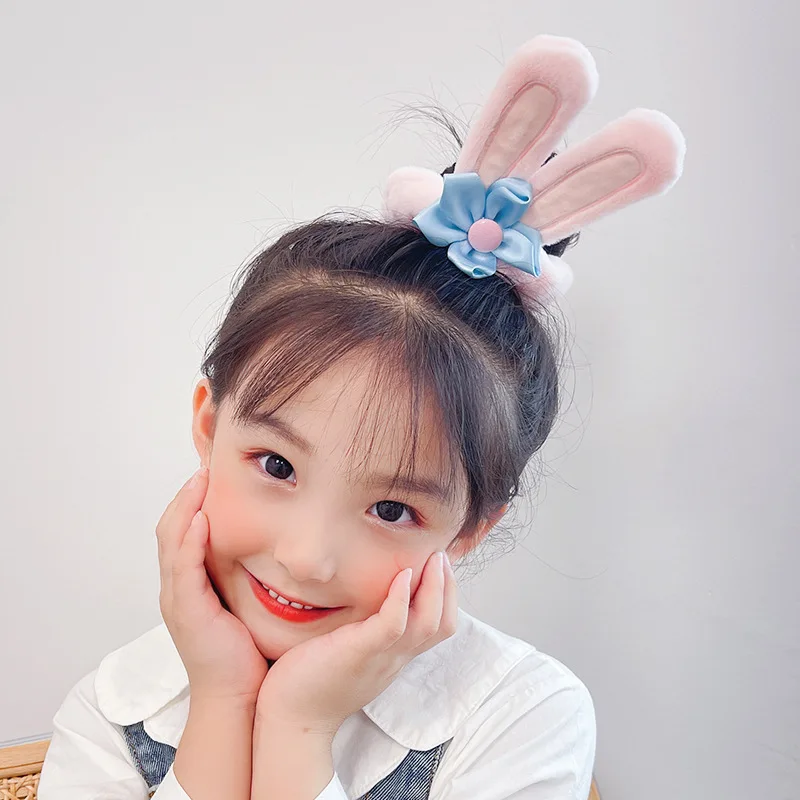 Children's Hair Band Autumn and Winter Plush Rubber Band Head Rope Cartoon Cute Headwear Girls Rabbit Ears Hair Rope Headwear
Children's Hair Band Autumn and Winter Plush Rubber Band Head Rope Cartoon Cute Headwear Girls Rabbit Ears Hair Rope Headwear