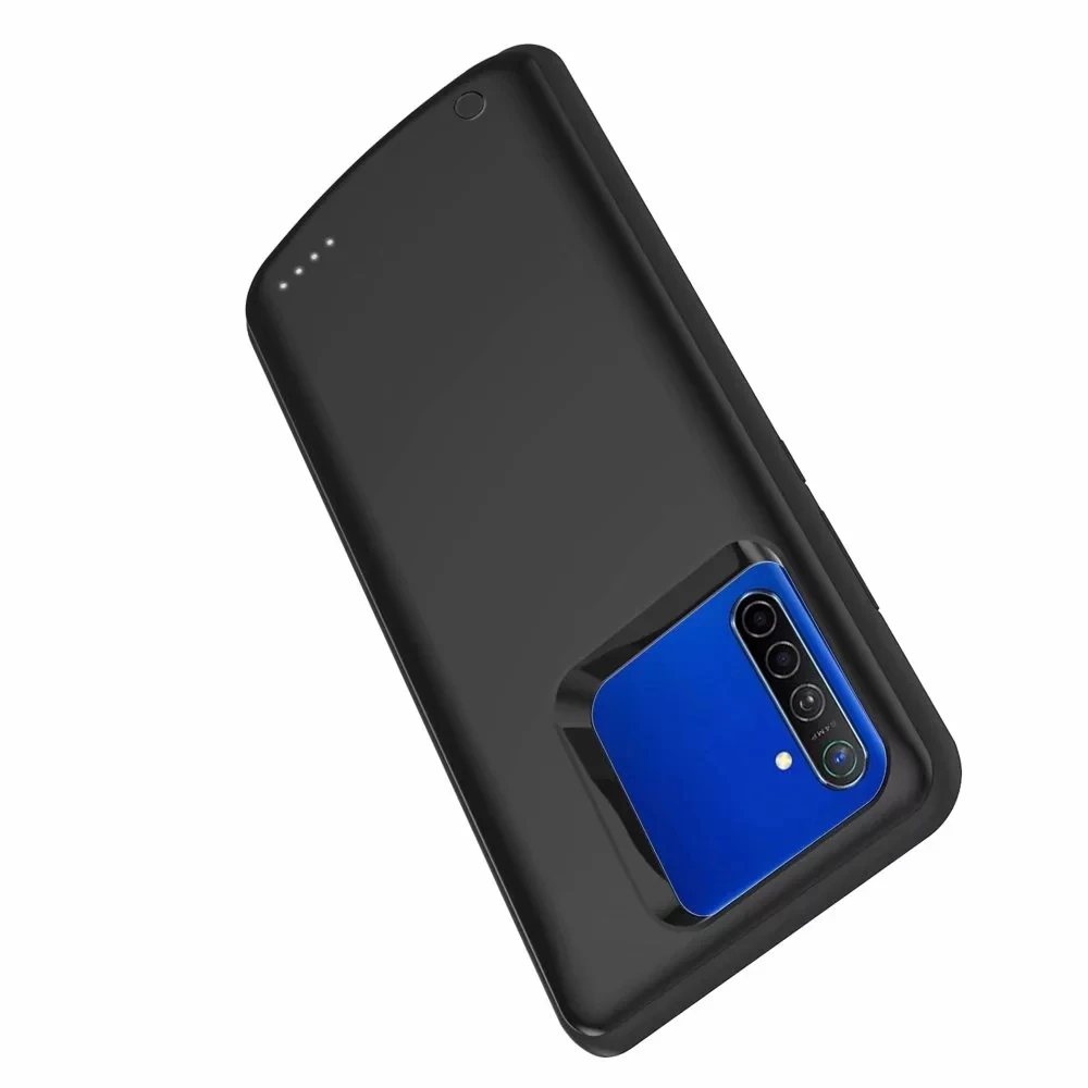 

For Realme X2 Battery Charger Case Slim Backup Power bank Back Cover For OPPO K5 Realme Q shockproof Back clip battery Case Capa
