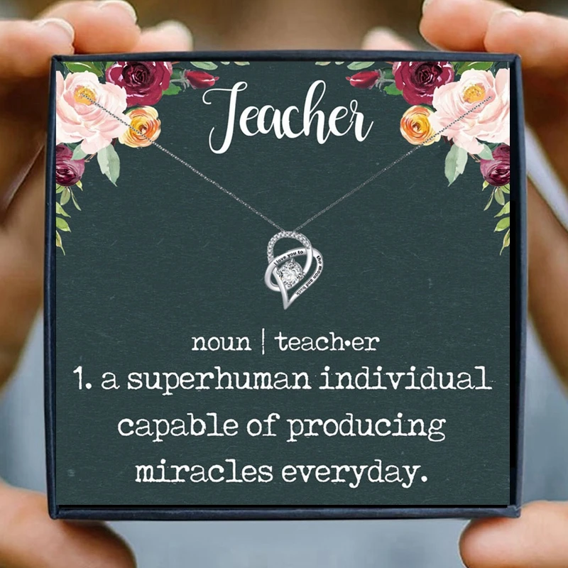 Pendant Necklaces for Teacher Crystal Heart Necklace Gifts Infinity Choker Necklaces & Pendant School Student Birthday Gifts
Pendant Necklaces for Teacher Crystal Heart Necklace Gifts Infinity Choker Necklaces & Pendant School Student Birthday Gifts
