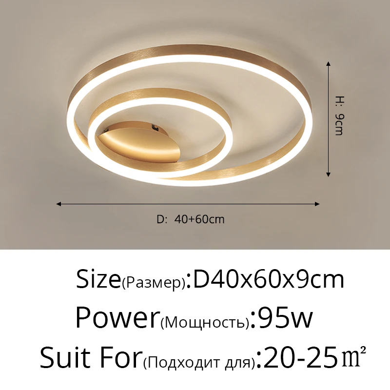 Золотые круглые люстры QIYAMI 
Золотые круглые люстры QIYAMI