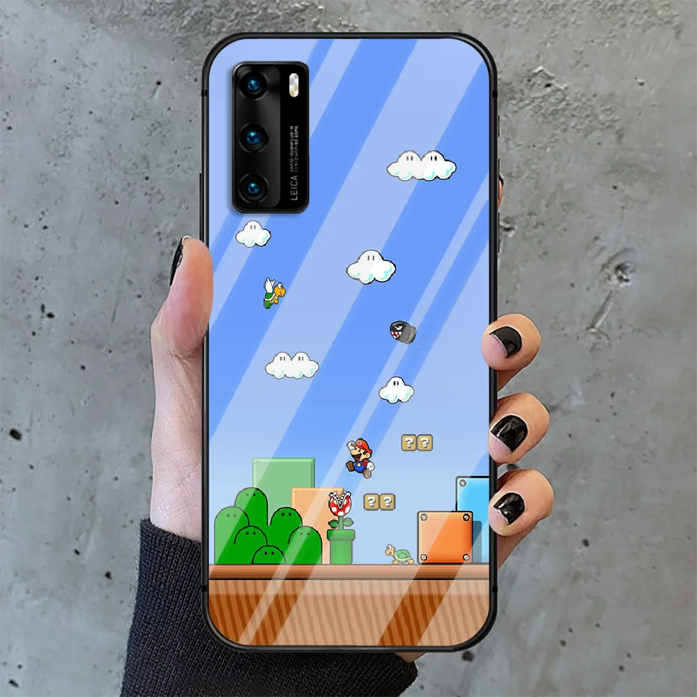 Cartoon Super Marios Phone Tempered Glass Case Cover For Huawei P Nova Mate 5T 20 30 40 Pro Lite Smart 2019 2021 Silicone Etui
Cartoon Super Marios Phone Tempered Glass Case Cover For Huawei P Nova Mate 5T 20 30 40 Pro Lite Smart 2019 2021 Silicone Etui