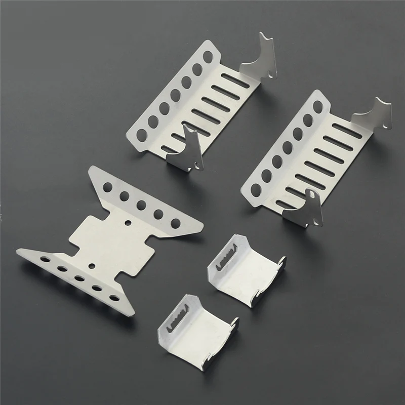 5pcs Stainless Steel Axle Protector Chassis Armor Skid Plate for RC Crawler Axial SCX10 III AXI03007 Upgrade High Quality Parts
5pcs Stainless Steel Axle Protector Chassis Armor Skid Plate for RC Crawler Axial SCX10 III AXI03007 Upgrade High Quality Parts