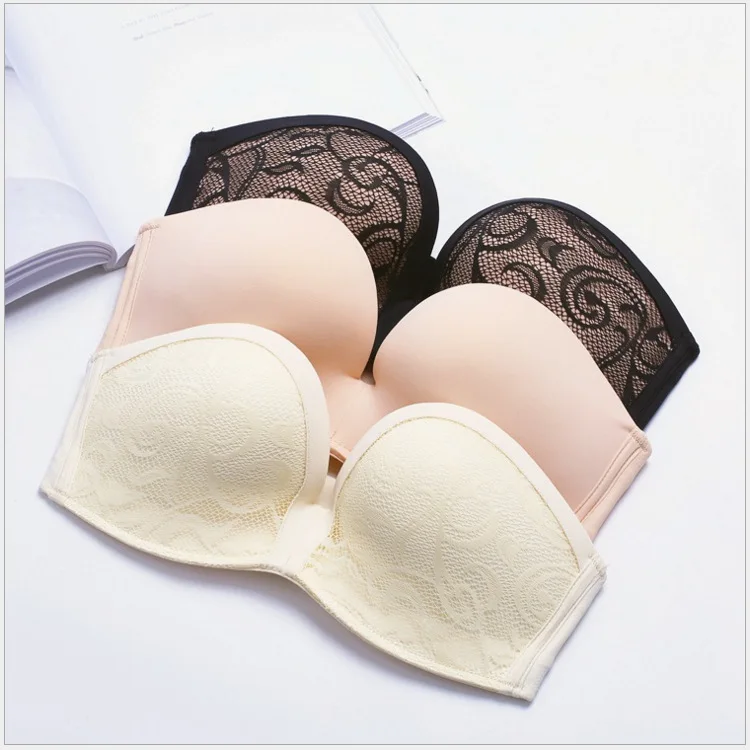 Успокаивающий и сексуальный бюстгальтер без бретелек, супер нескользящий летний невидимый бюстгальтер для сборки, тонкое свадебное нижнее... 
Успокаивающий и сексуальный бюстгальтер без бретелек, супер нескользящий летний невидимый бюстгальтер для сборки, тонкое свадебное нижнее...