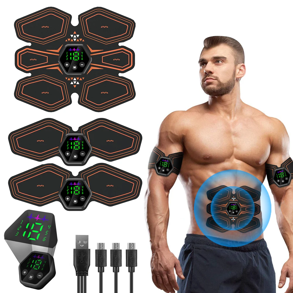 Abdominal Muscle Stimulator Trainer Hip EMS Abs Fitness Muscles Electrostimulator Toner Exercise USB Connect LED 6M 19 Level
Abdominal Muscle Stimulator Trainer Hip EMS Abs Fitness Muscles Electrostimulator Toner Exercise USB Connect LED 6M 19 Level