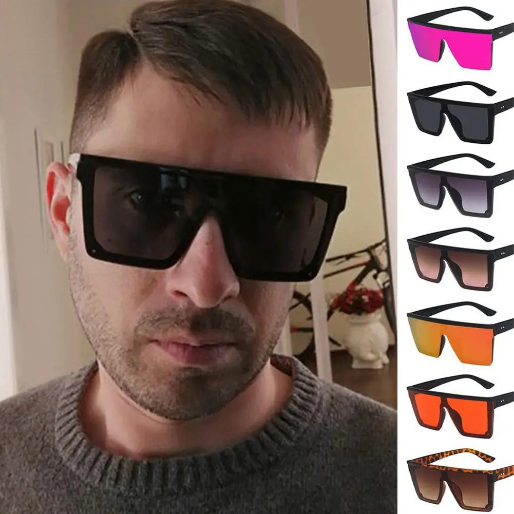Fashion Big One Piece Design Square Sunglasses Colors Lens UV400 Sun Glasses For Men Women Oculos
Fashion Big One Piece Design Square Sunglasses Colors Lens UV400 Sun Glasses For Men Women Oculos