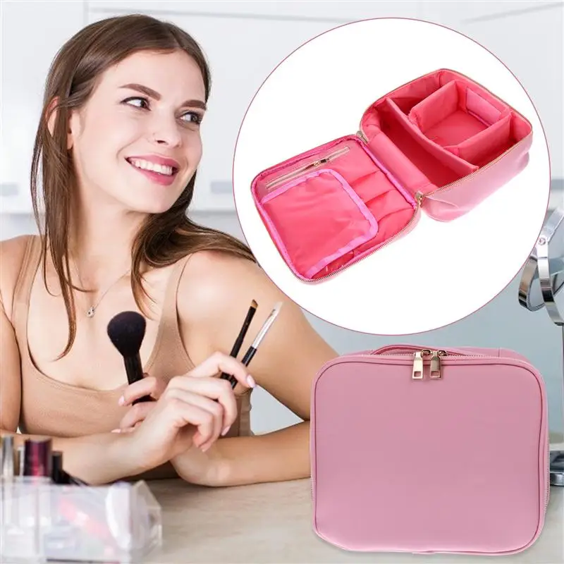 1pc PU Cosmetic Bag Large Capacity Makeup Bag Multi-function Toiletry Pouch
1pc PU Cosmetic Bag Large Capacity Makeup Bag Multi-function Toiletry Pouch