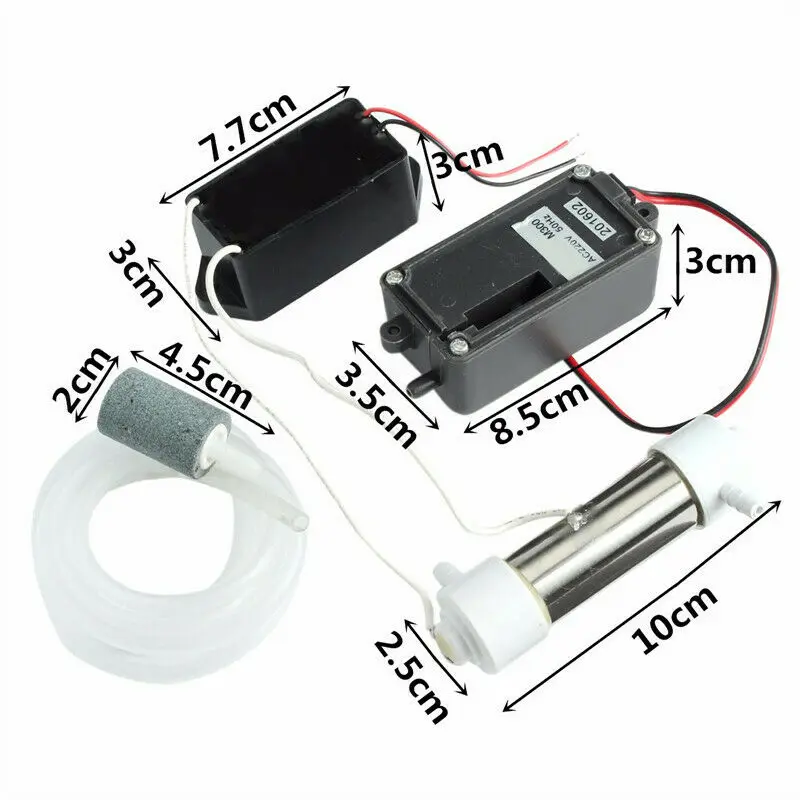 110V or 220V 500mg/h Ozone Generator Water Air sterilize Purifier Cleaner fruit vegetable fish tank disinfector
110V or 220V 500mg/h Ozone Generator Water Air sterilize Purifier Cleaner fruit vegetable fish tank disinfector