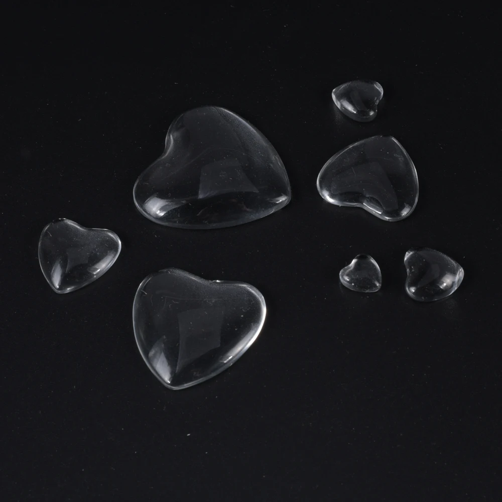 10-20Pcs Heart Glass For Cabochon Cameo Setting Fit 8-30mm Transparent Dome For Bracelet pendant Jewelry Making Supplies
10-20Pcs Heart Glass For Cabochon Cameo Setting Fit 8-30mm Transparent Dome For Bracelet pendant Jewelry Making Supplies