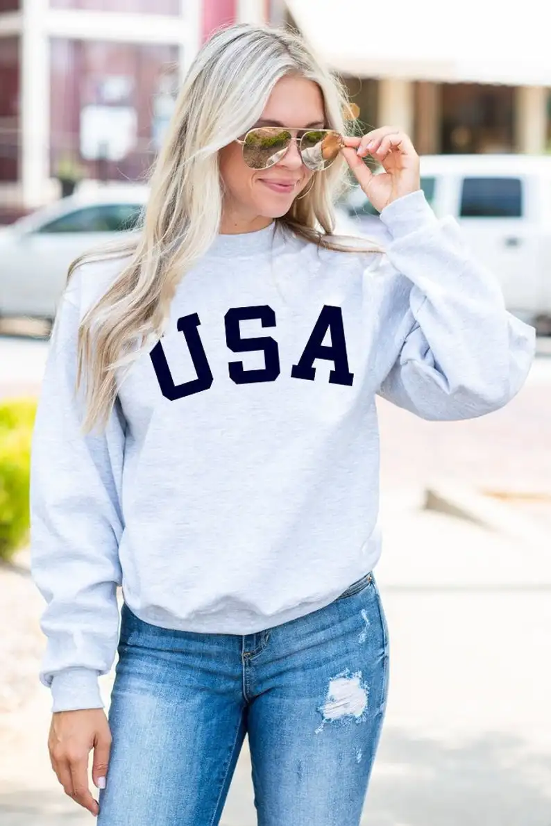 Stay True New Arrival USA Sweatshirt America Sweatshirt Long Sleeved Fashion Women Jumper Unisex Spring Autumn Outfit drop ship
Stay True New Arrival USA Sweatshirt America Sweatshirt Long Sleeved Fashion Women Jumper Unisex Spring Autumn Outfit drop ship