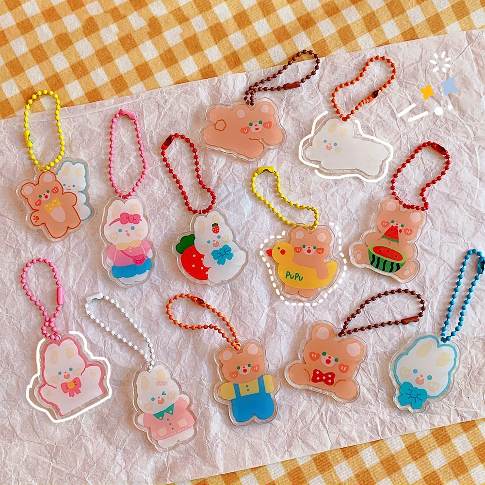 Little Bear Keyring Lovely Rabbit Animals Pendant Keychain Jewelry Women Girl Car Bag Acrylic Key Chain Kids Toy Keyfob Gift
Little Bear Keyring Lovely Rabbit Animals Pendant Keychain Jewelry Women Girl Car Bag Acrylic Key Chain Kids Toy Keyfob Gift