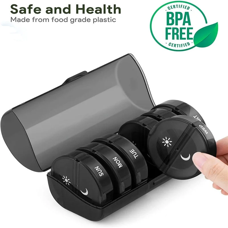 7pcs Pill Box Wheat Sealed 10 Grids Pill Container Organizer Health Care Drug Travel Divider 7 Day Pill Storage Travel Pill Case
7pcs Pill Box Wheat Sealed 10 Grids Pill Container Organizer Health Care Drug Travel Divider 7 Day Pill Storage Travel Pill Case