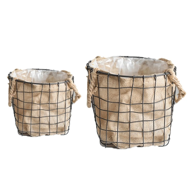 Sturdy Linen Plant Basket Modern Woven Storage Container for Flower Pot Indoor Planters Organizer Rustic Home Decor
Sturdy Linen Plant Basket Modern Woven Storage Container for Flower Pot Indoor Planters Organizer Rustic Home Decor