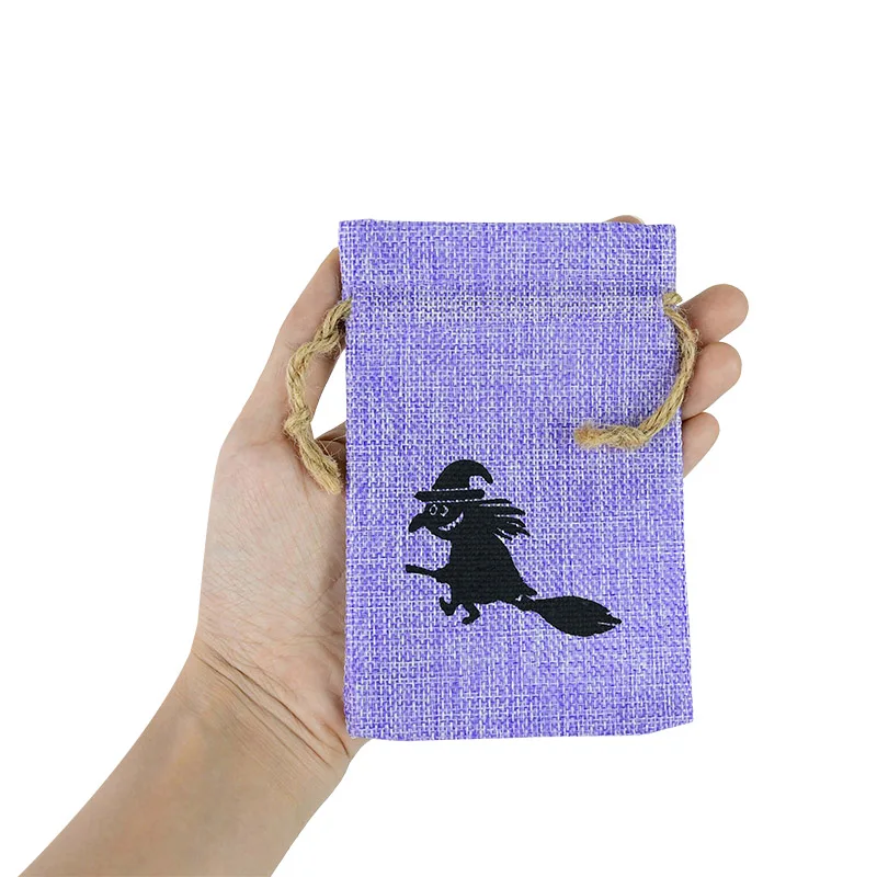 5pcs Halloween Natural Linen Burlap Bag Bat Witch Spider Pumpkin Drawstring Gift Bags Happy Halloween Party Kids Favor Candy Bag
5pcs Halloween Natural Linen Burlap Bag Bat Witch Spider Pumpkin Drawstring Gift Bags Happy Halloween Party Kids Favor Candy Bag