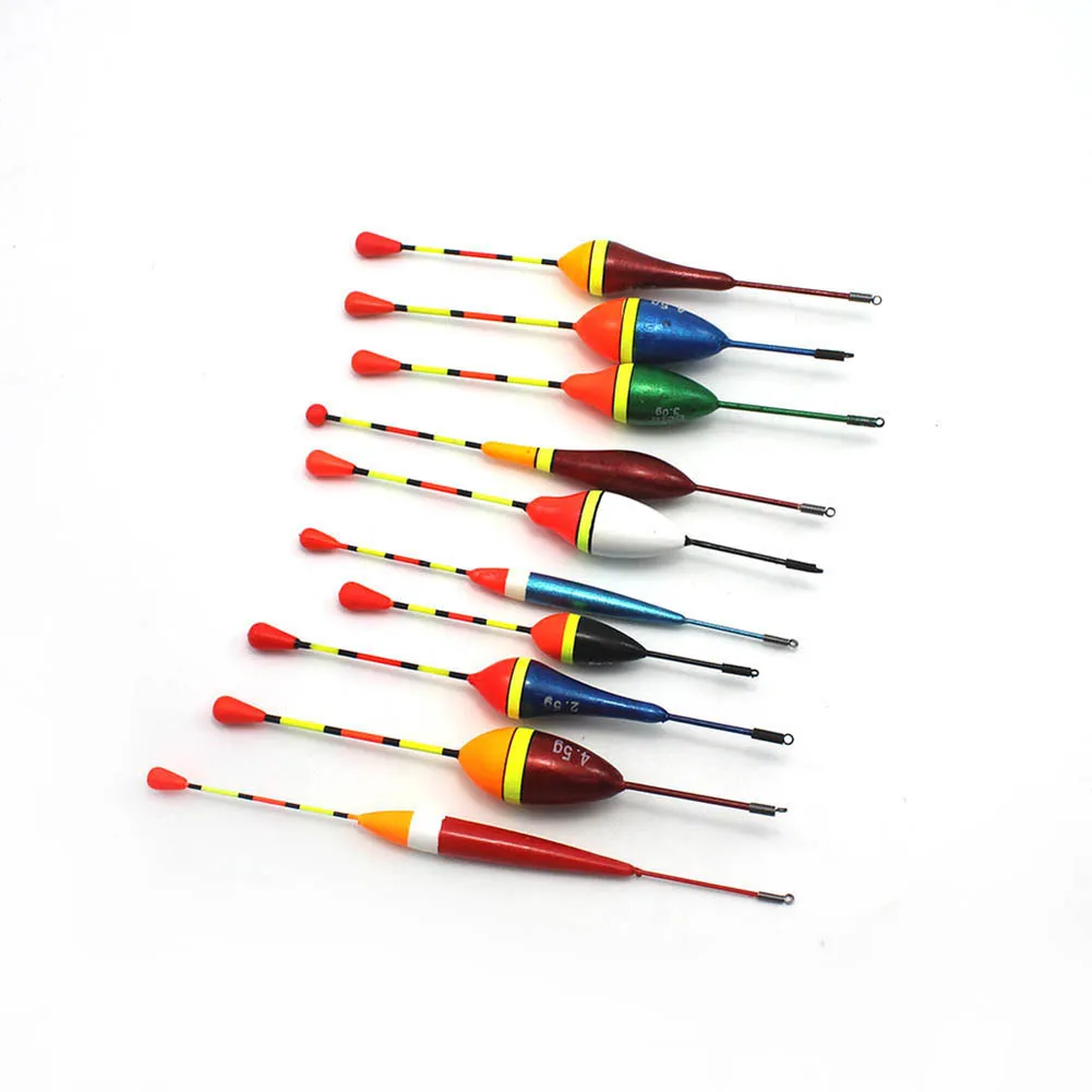 10Pcs/Lot Fishing Floats Set Buoy Fishing Light Stick Floats Fluctuate Size Color Float Buoy for Fishing Accessories
10Pcs/Lot Fishing Floats Set Buoy Fishing Light Stick Floats Fluctuate Size Color Float Buoy for Fishing Accessories