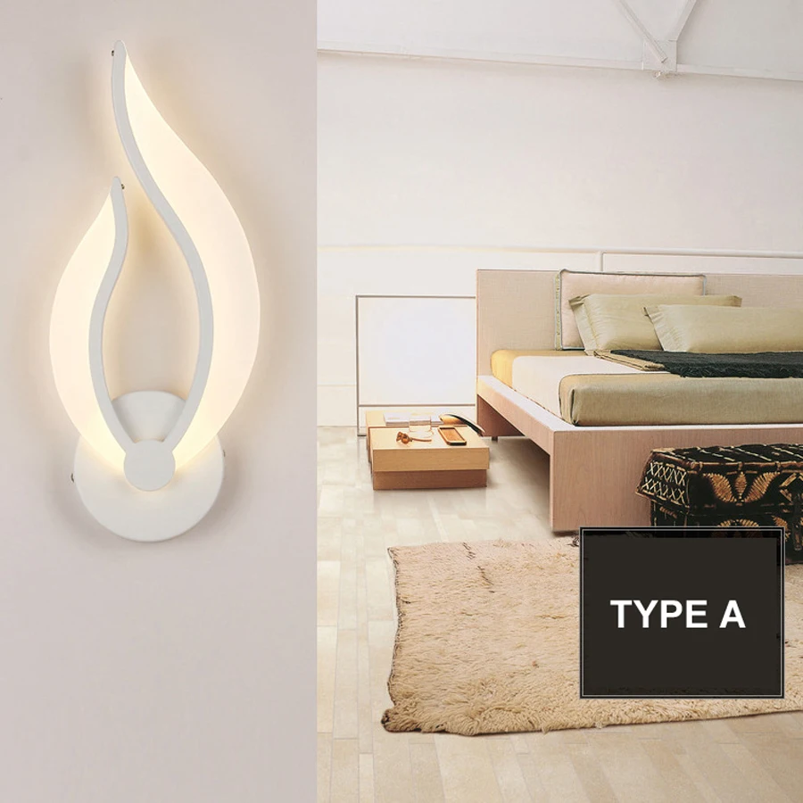 Iron Acrylic Black White Bedroom Lamp Modern Sconce Led Wall Lighting Bathroom Bedside Indoor Lighting Applique Murale Luminaire
Iron Acrylic Black White Bedroom Lamp Modern Sconce Led Wall Lighting Bathroom Bedside Indoor Lighting Applique Murale Luminaire