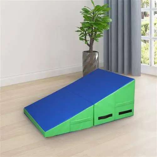 N001 blue-green 84*60*35cm PVC mesh fabric 800D gymnastics mat foldable
N001 blue-green 84*60*35cm PVC mesh fabric 800D gymnastics mat foldable