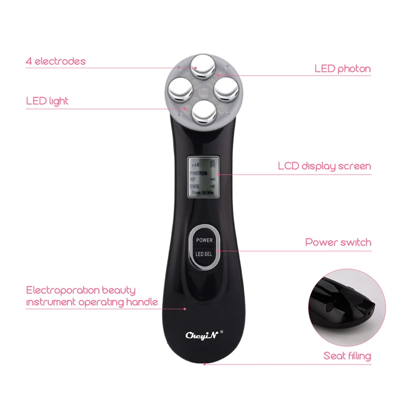 RF EMS LED Photon Beauty Device Face Lifting Anti Aging Skin Scrubber Rejuvenation Wrinkles Remover Facial Massager Body Device
RF EMS LED Photon Beauty Device Face Lifting Anti Aging Skin Scrubber Rejuvenation Wrinkles Remover Facial Massager Body Device