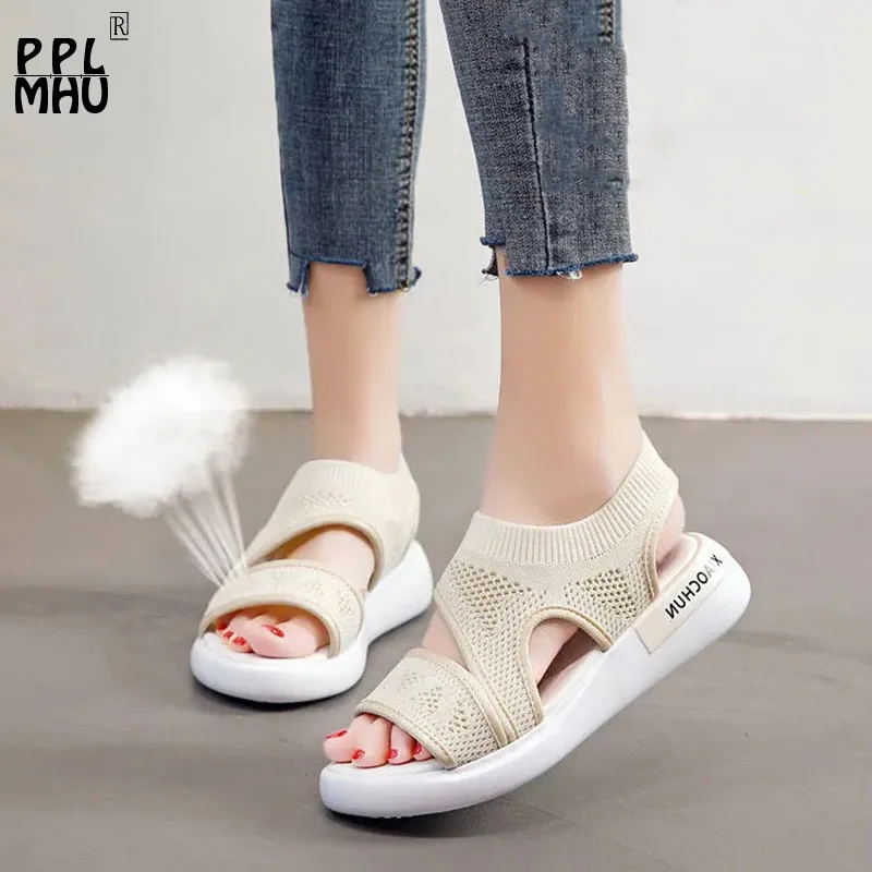 Сандалии женские сетчатые с открытым носком, элегантная повседневная обувь на платформе, дизайнерская дышащая удобная обувь для бега, летн...
Сандалии женские сетчатые с открытым носком, элегантная повседневная обувь на платформе, дизайнерская дышащая удобная обувь для бега, летн...