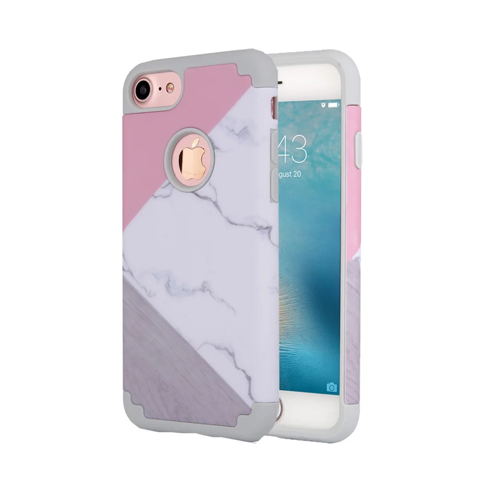 For iPhone 7 Plus Case 8 6S 6 5 5S SE Hybrid Dual Layer Cute Floral Shockproof Bumper Protective Cover X Xr Xs Max | Мобильные