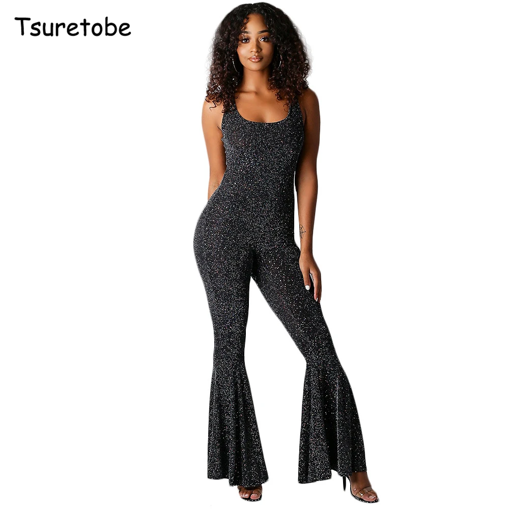 Tsuretobe Casual Spaghetti Strap Jumpsuit Wide Leg Pants Women Bodycon Backless Rompers Sleeveless Ruffle Overalls Mujer Outfits
Tsuretobe Casual Spaghetti Strap Jumpsuit Wide Leg Pants Women Bodycon Backless Rompers Sleeveless Ruffle Overalls Mujer Outfits