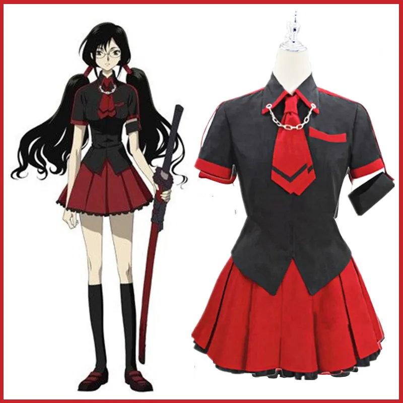 Anime Blood-C Kisaragi Saya Girl Cloth Uniform Cosplay Costume long hair Custom-Made Halloween Costume for Women
Anime Blood-C Kisaragi Saya Girl Cloth Uniform Cosplay Costume long hair Custom-Made Halloween Costume for Women