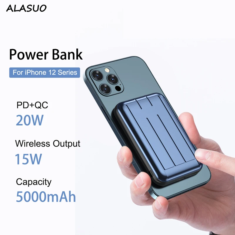 Магнитное Беспроводное зарядное устройство 15 Вт для iPhone 12 Pro Max 20 Вт Быстрая зарядка PD USB Type C портативное мини Внешнее зарядное устройство 
Магнитное Беспроводное зарядное устройство 15 Вт для iPhone 12 Pro Max 20 Вт Быстрая зарядка PD USB Type C портативное мини Внешнее зарядное устройство