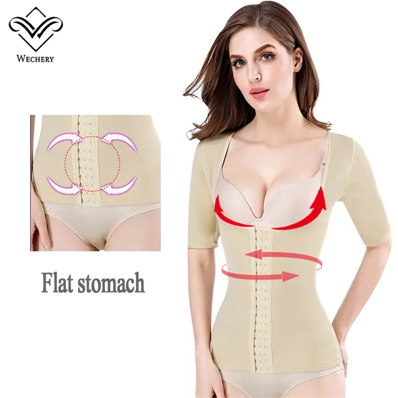 Waistband Beautiful Arm Short Sleeve Vest Top Large Female Waist and Arm Beautiful Back Shaping Stomach and Abdomen Shaping To
Waistband Beautiful Arm Short Sleeve Vest Top Large Female Waist and Arm Beautiful Back Shaping Stomach and Abdomen Shaping To