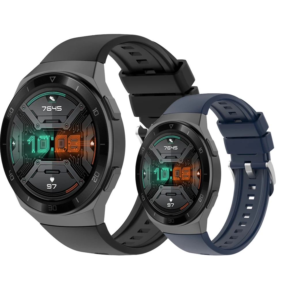 Soft New color silicone Strap For HUAWEI Watch GT 2e smart watch Band Replacement wristband 22mm bracelet For huawei watch gt2e
Soft New color silicone Strap For HUAWEI Watch GT 2e smart watch Band Replacement wristband 22mm bracelet For huawei watch gt2e
