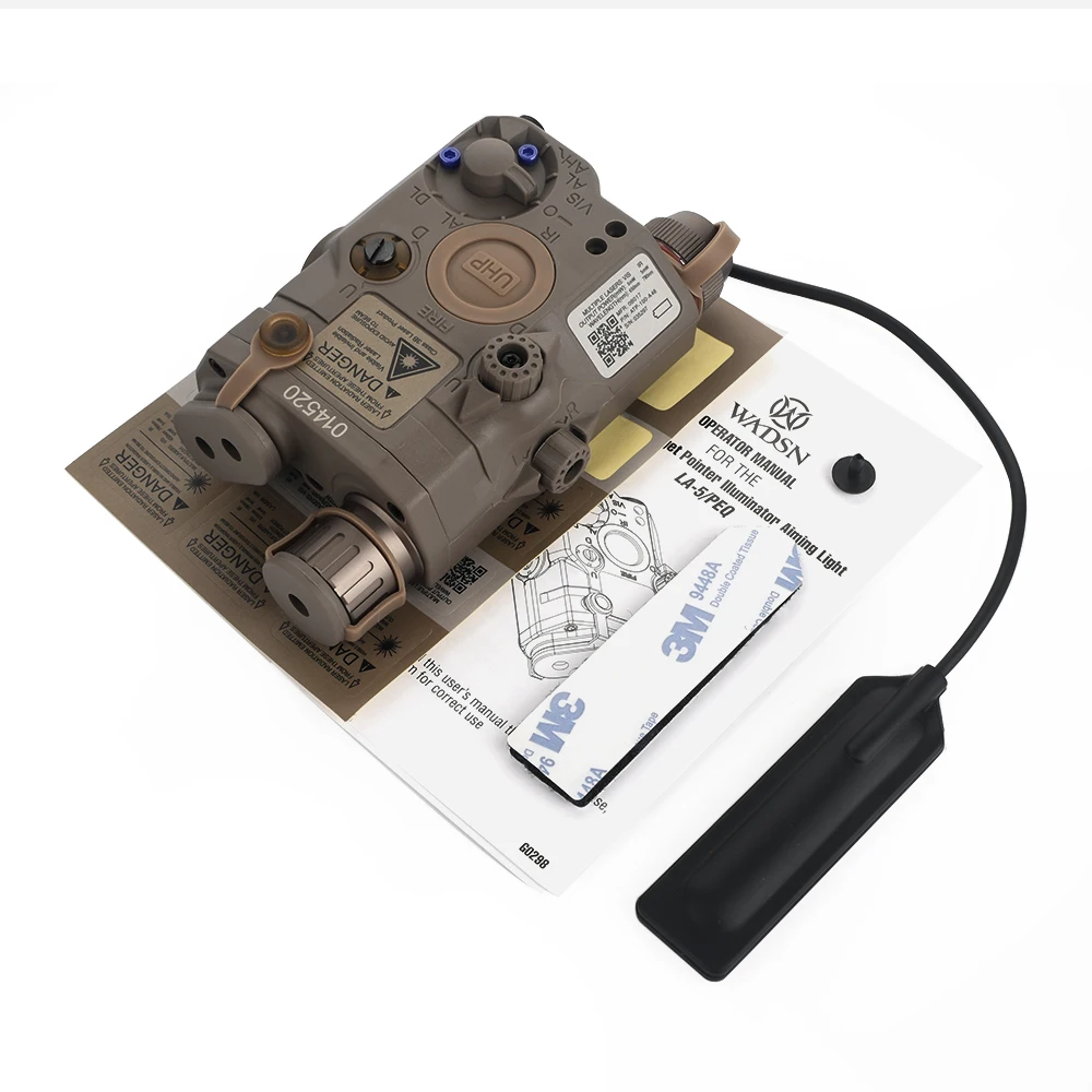 WADSN Airsoft LA5C PEQ 15 Dual Beam Red Laser IR Indicator Hunting Rifle AN/PEQ LA5 UHP Weapon Light Laser Aim Fit Picatinny
WADSN Airsoft LA5C PEQ 15 Dual Beam Red Laser IR Indicator Hunting Rifle AN/PEQ LA5 UHP Weapon Light Laser Aim Fit Picatinny