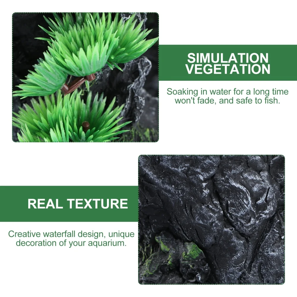 1pc Fish Tank Landscaping Water Quicksand Waterfall Resin Rockery Landscaping Decoration Creative Aquarium Ornament
1pc Fish Tank Landscaping Water Quicksand Waterfall Resin Rockery Landscaping Decoration Creative Aquarium Ornament