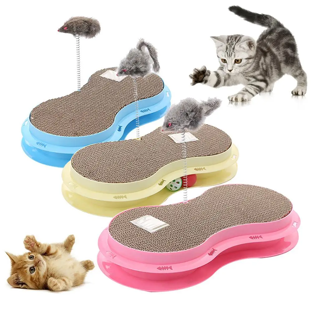 Pet Cat Kitten Track Ball Bell Disc Mouse Doll Spring Plate Interactive Toy
Pet Cat Kitten Track Ball Bell Disc Mouse Doll Spring Plate Interactive Toy