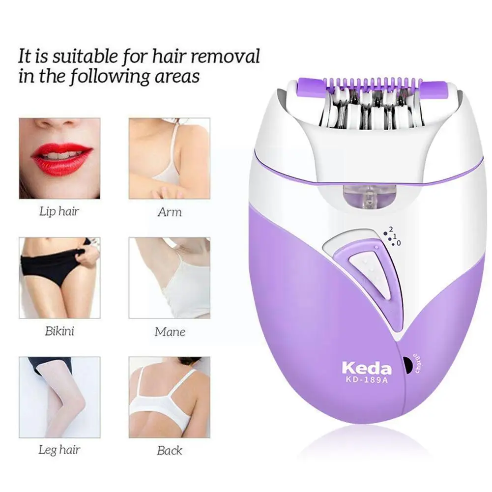 

USB Rechargeable Electric Female Epilator, Men's Shaving Underarms, For Legs Trimmer, Body And Epilator Epilator W2Y2