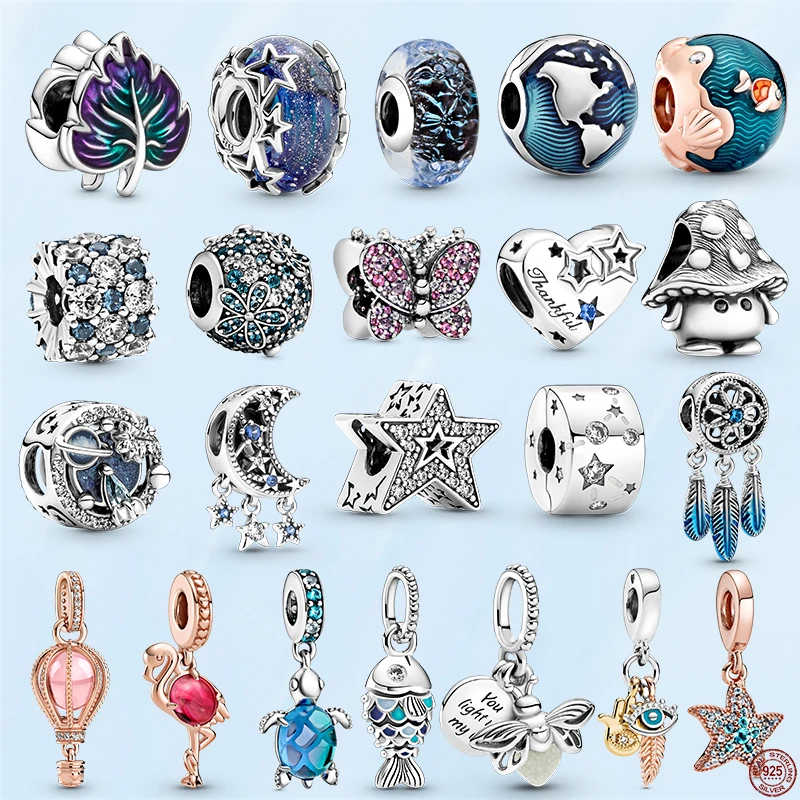 2022 New Hot Sale Real Silver Color Blue Dreamcatcher Globe Clip Charm Fit Original Brand Bracelet and Necklace Jewelry Gift
2022 New Hot Sale Real Silver Color Blue Dreamcatcher Globe Clip Charm Fit Original Brand Bracelet and Necklace Jewelry Gift