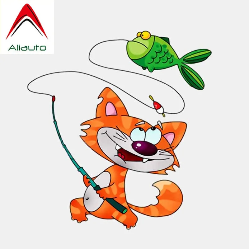 Aliauto Cartoon Car Sticker Funny Cat Fishing PVC Decoration Sunscreen Waterproof Reflective Decal for Motorcycle,15cm*14cm
Aliauto Cartoon Car Sticker Funny Cat Fishing PVC Decoration Sunscreen Waterproof Reflective Decal for Motorcycle,15cm*14cm