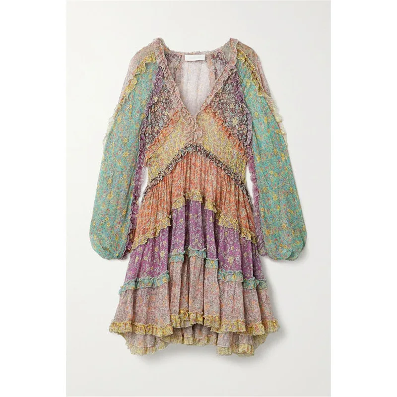 Aussie goddess temperament early autumn 21 silk floral contrast pastoral sweet wind V-neck loose Jumpsuit skirt
Aussie goddess temperament early autumn 21 silk floral contrast pastoral sweet wind V-neck loose Jumpsuit skirt