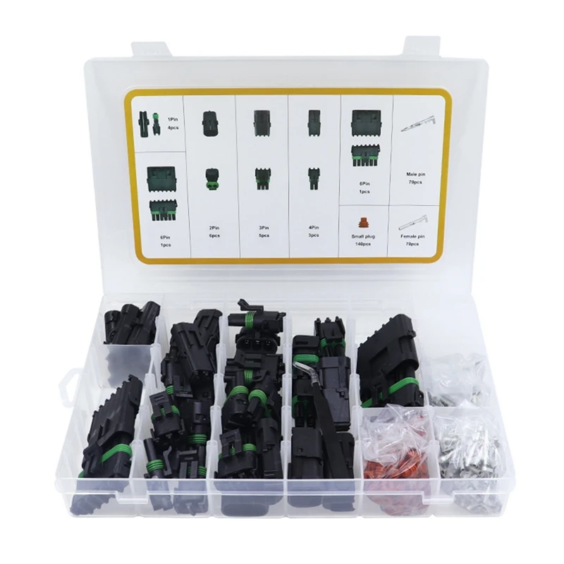 1P/2P/3P/4P/6P Weather Pack 2.5 Series Weatherpack Auto Waterproof Electrical Wire Cable 2 Pin Way Connector Plug
1P/2P/3P/4P/6P Weather Pack 2.5 Series Weatherpack Auto Waterproof Electrical Wire Cable 2 Pin Way Connector Plug