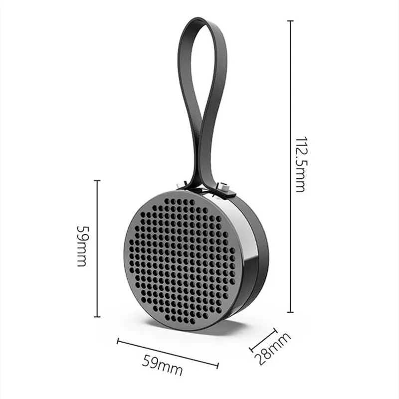 Portable Wireless Bluetooth Speakers IPX7 Waterproof Metal Hifi Speakers TWS Belt Mini Partybox Speaker From Xiaomi Youpin
