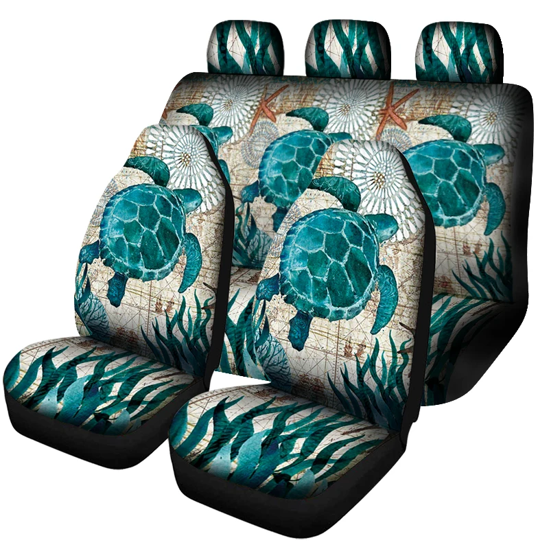Aimaao Vintage Sea Turtle Print Car Seat Cover Full Set of 4, Underwater World Animal Front and Rear Seat Protector Great
Aimaao Vintage Sea Turtle Print Car Seat Cover Full Set of 4, Underwater World Animal Front and Rear Seat Protector Great