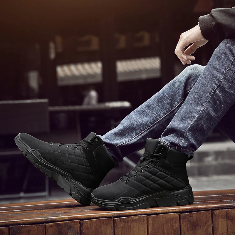 Sapatos Casual Men's Snow Boots Casual Shoes Mens Fashion Men Leisure Boot Sneakers Light Breathable Sports Black Man
Sapatos Casual Men's Snow Boots Casual Shoes Mens Fashion Men Leisure Boot Sneakers Light Breathable Sports Black Man