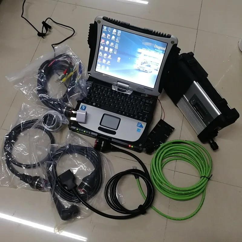 MB Star C5 SD Compact Connect 5 Diagnosis Scanner for cars truck Latest version software in used Toughbook CF19 4G HDD/SSD
MB Star C5 SD Compact Connect 5 Diagnosis Scanner for cars truck Latest version software in used Toughbook CF19 4G HDD/SSD