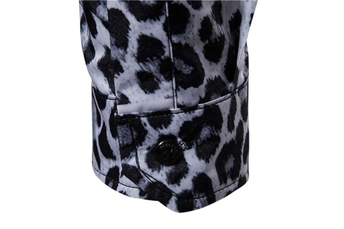 Men Fashion Shirt Men 2020 New Nightclub Leopard Turn-down Collar Casual Digital Print Slim Long Sleeve Shirt Men
Men Fashion Shirt Men 2020 New Nightclub Leopard Turn-down Collar Casual Digital Print Slim Long Sleeve Shirt Men