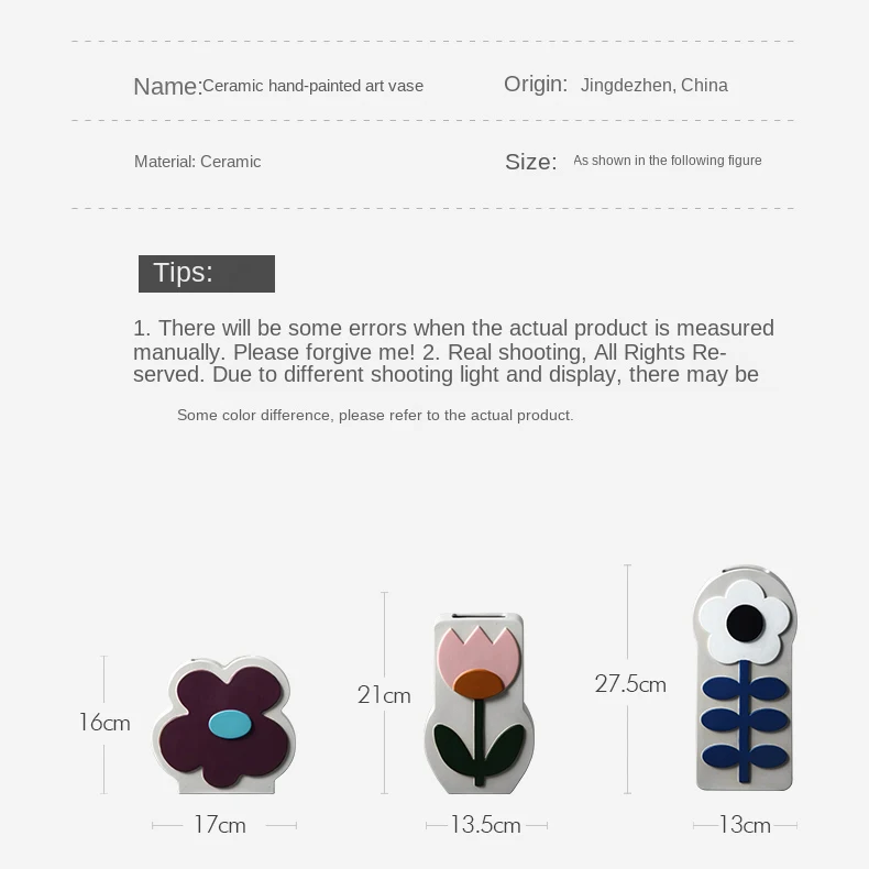 Nordic Home Decoration Accessories Vase Indoor Living Room Creative Flower Shape Ceramic Flower Pot Ornaments Birthday Gift 
Nordic Home Decoration Accessories Vase Indoor Living Room Creative Flower Shape Ceramic Flower Pot Ornaments Birthday Gift