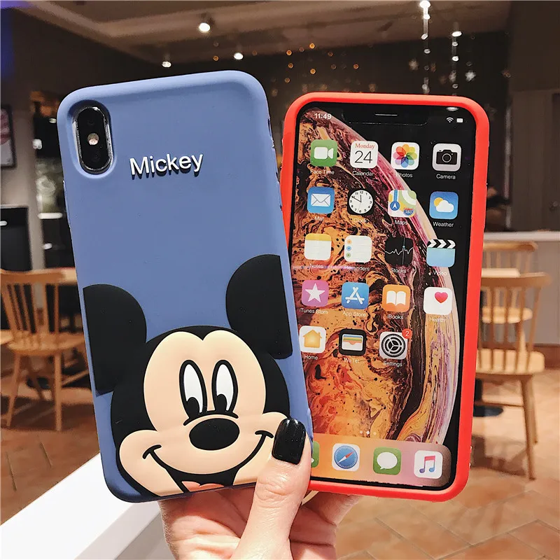Милый силиконовый чехол с изображением Минни Микки для iPhone 6s 6 7 8 Plus X Xr XS Max 11 pro max |