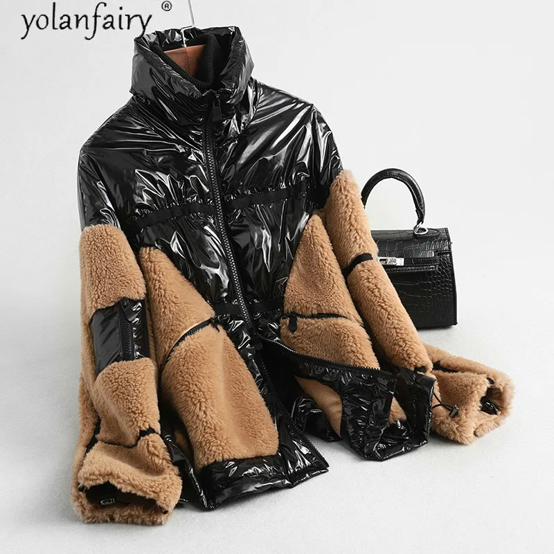 Пальто с натуральным мехом, женская зимняя одежда, Женский Блестящий светильник, пуховик на утином пуху, женская теплая парка 2020, Корейская ...
Пальто с натуральным мехом, женская зимняя одежда, Женский Блестящий светильник, пуховик на утином пуху, женская теплая парка 2020, Корейская ...