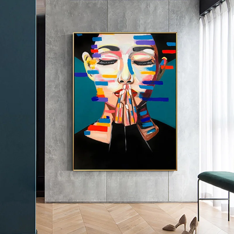 120x170cm Abstract Girl Oil Paintings on Canvas Graffiti Art Posters and Prints Nordic Style Wall Art Pictures for Living Room
120x170cm Abstract Girl Oil Paintings on Canvas Graffiti Art Posters and Prints Nordic Style Wall Art Pictures for Living Room