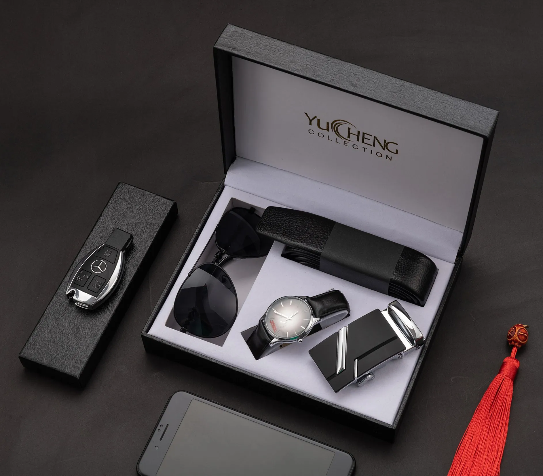2021 creative men's watch gift box Valentine's Day Gift Men's suit belt glasses men's watch business gift
2021 creative men's watch gift box Valentine's Day Gift Men's suit belt glasses men's watch business gift