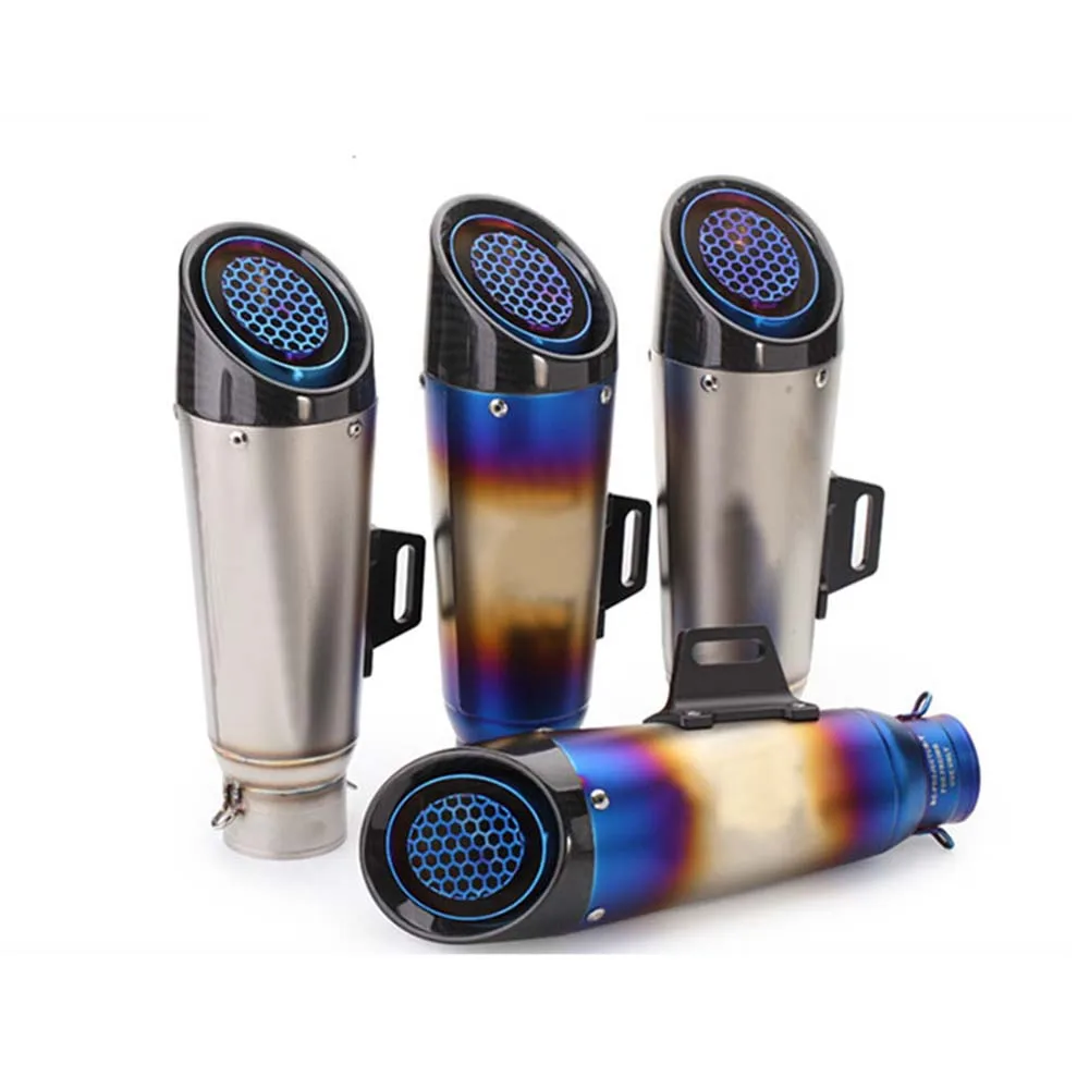 Motorcycle Exhaust Pipe Racing Project Escape Modified Carbon Muffler Moto 51mm 61mm For PCX Cafe Racer MSX125 GSXR 600 MT 07 R1
Motorcycle Exhaust Pipe Racing Project Escape Modified Carbon Muffler Moto 51mm 61mm For PCX Cafe Racer MSX125 GSXR 600 MT 07 R1