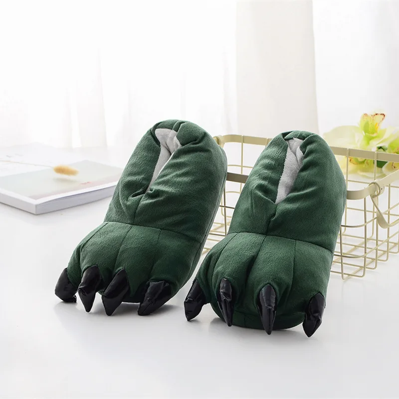 Funny Women Men Slippers Dinosaur Feet Pattern Plush Home Slipper Shoes For Lovers Couples Winter Slippers House Shoes ONE SIZE
Funny Women Men Slippers Dinosaur Feet Pattern Plush Home Slipper Shoes For Lovers Couples Winter Slippers House Shoes ONE SIZE